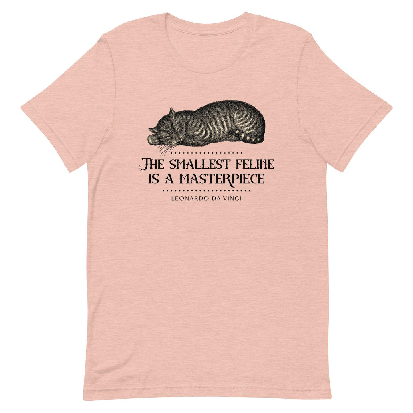 The Smallest Feline is a Masterpiece / Da Vinci - Unisex t-shirt