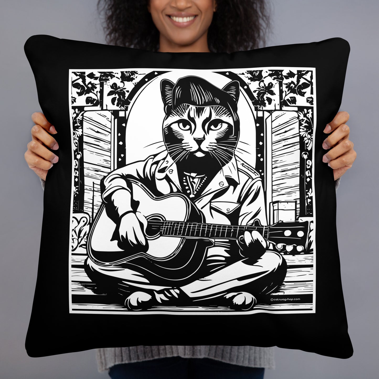 It's Meow or Never - 22" x 22" Accent Pillow