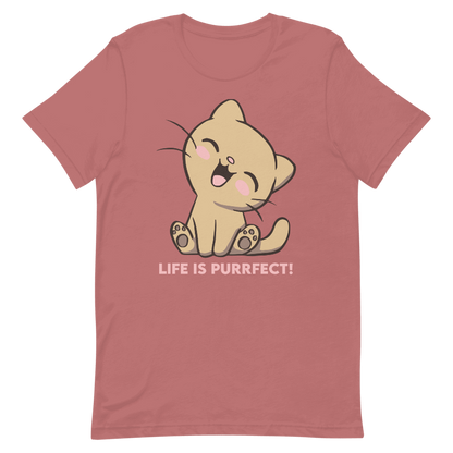 Life is Purrfect - Unisex t-shirt