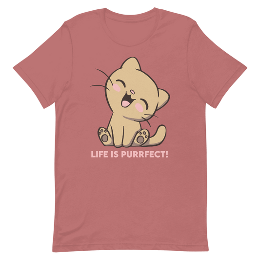 Life is Purrfect - Unisex t-shirt